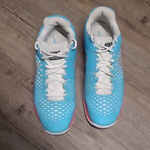 Nike Sky Blue and White Sneakers